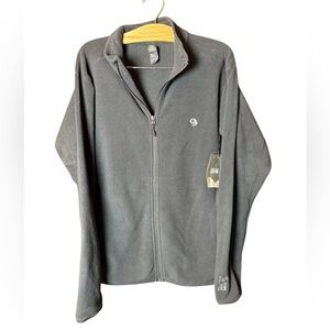 Mountain Hardwear‎ Full Zip Lightweight Fleece Men’s Small Black NWT